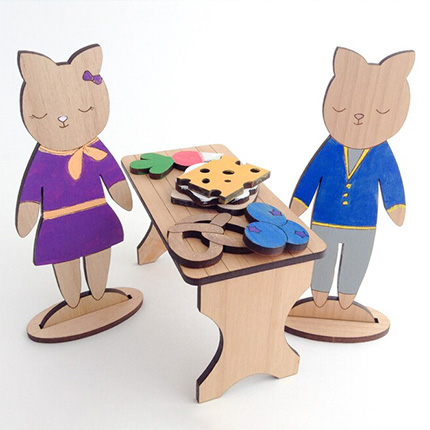 wooden pretend play toy