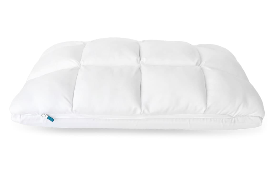 Leesa Luxury Hybrid Reversible Cooling Foam/Quilted Pillow for Sleeping Queen, 