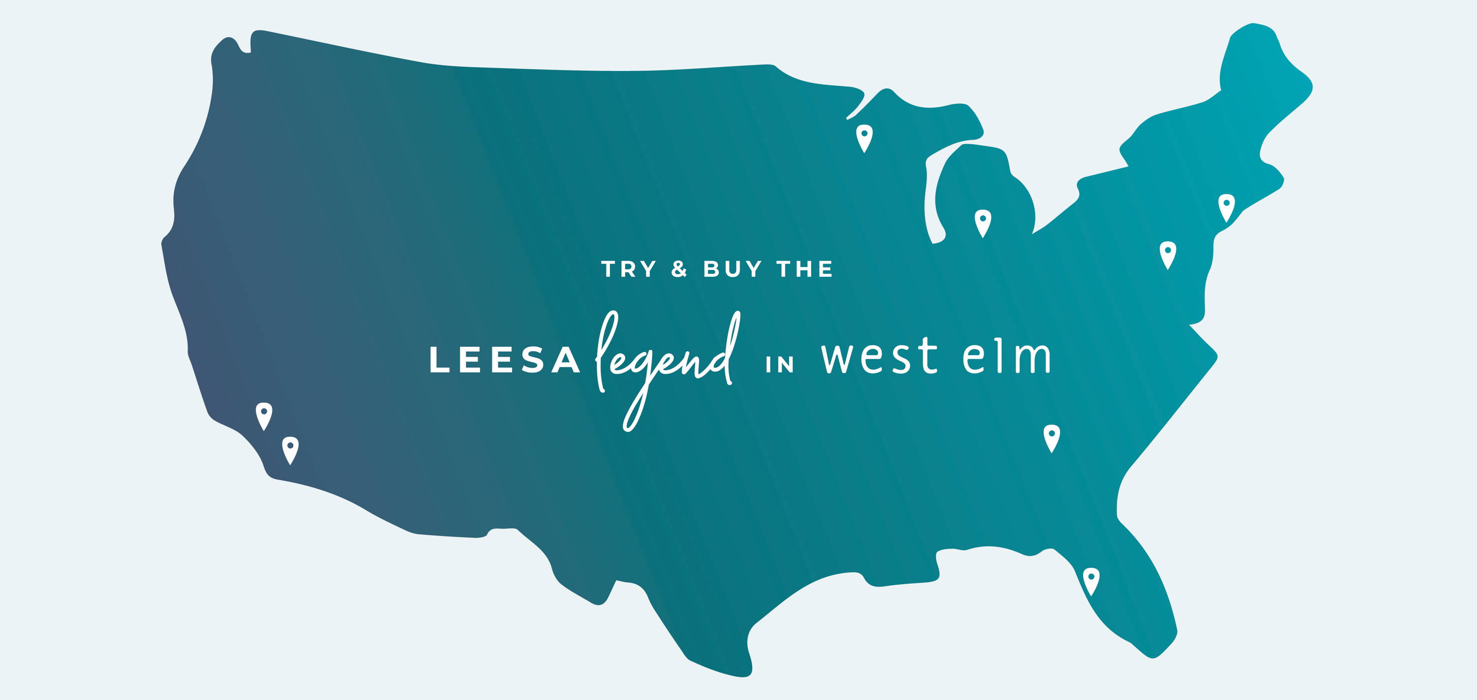 Try and Buy the Leesa Legend at these West Elm Stores