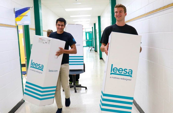 Mattress donation event.