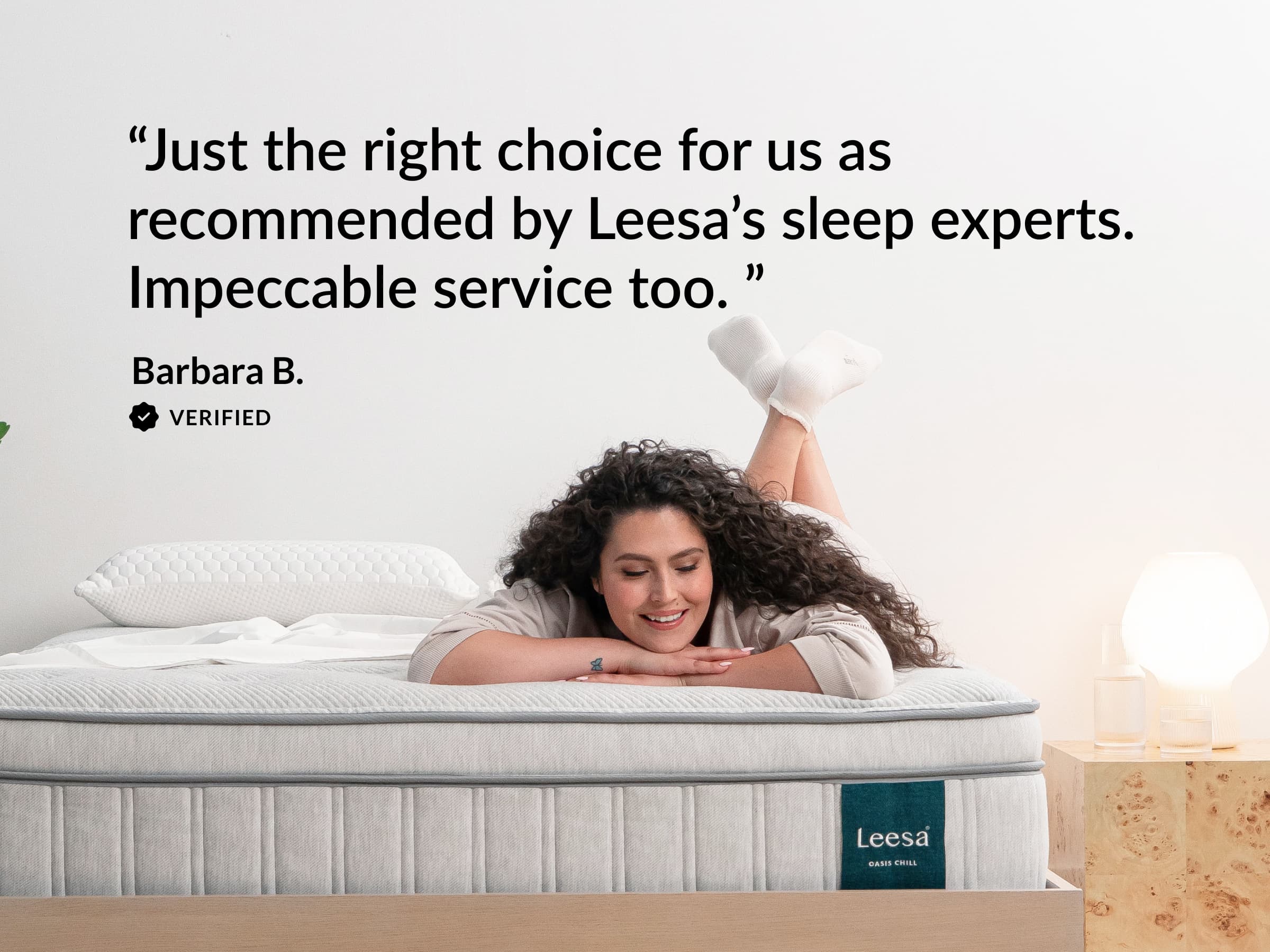 Oasis Chill - Plush Cooling Hybrid Mattress | Leesa Sleep