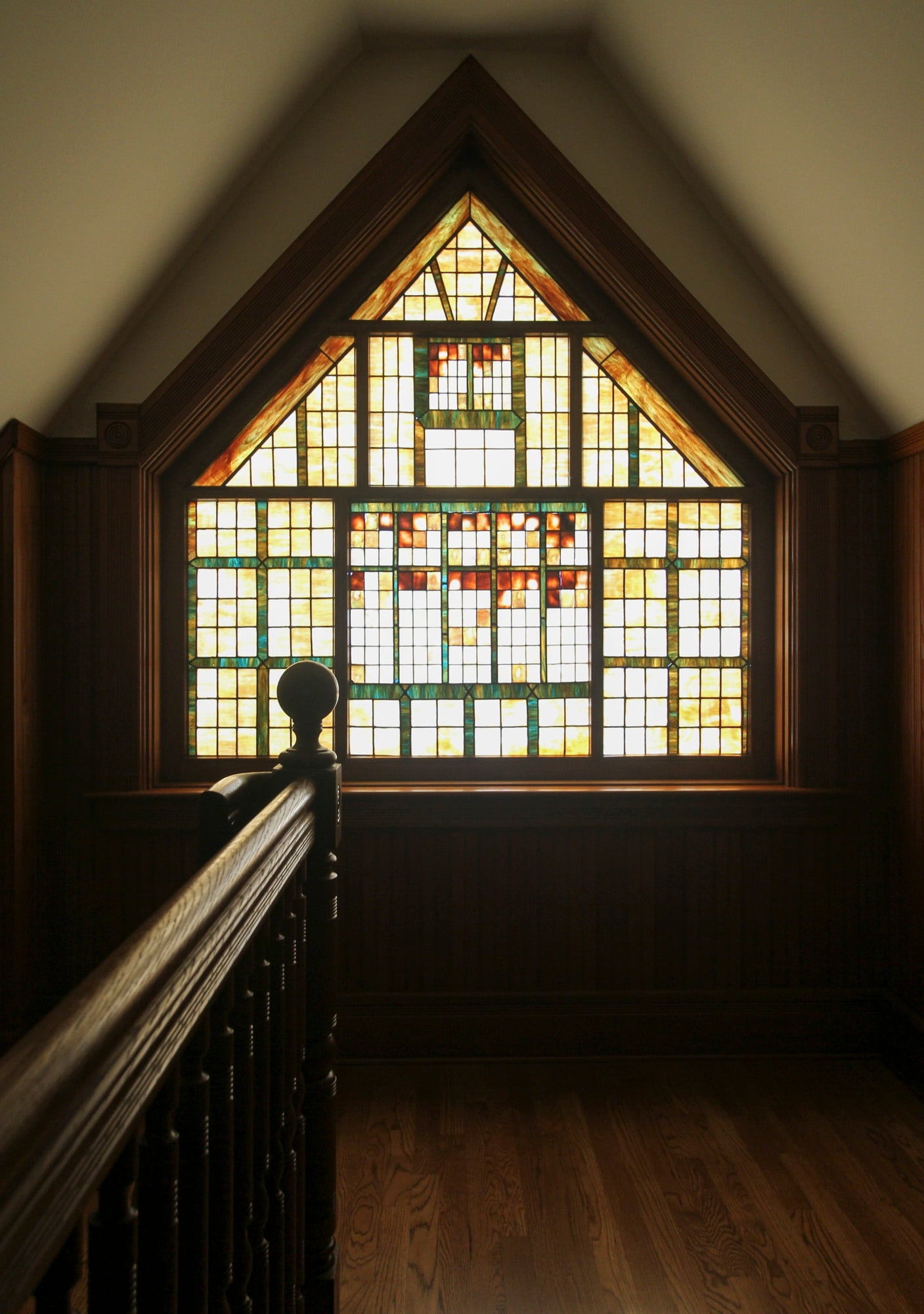 north haven home interior stained glass