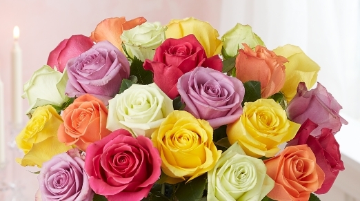 St Patricks Day Flash Deal Assorted Roses