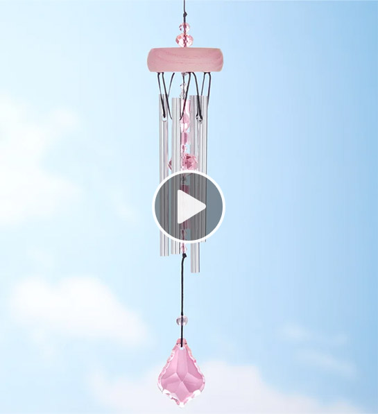 FY22 Video Wind Chime Audio 87326 Pink