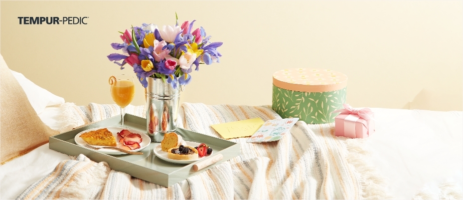 <p>Give Mom breakfast & a bed with our Ultimate Tempur Pedic®&nbsp;Gift Package!</p>