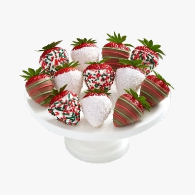 christmas chocolate dipped strawberries