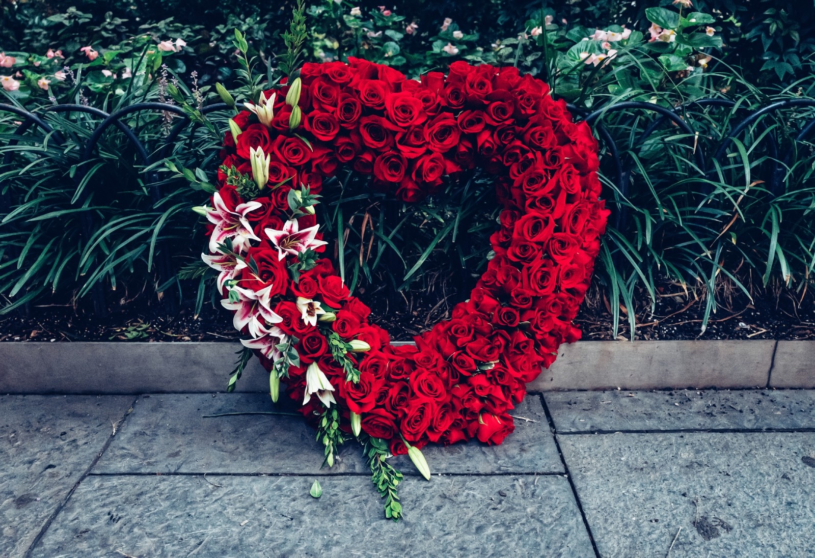 Floral Heart Memorial