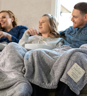 Family Mega Blanket & Game Set >