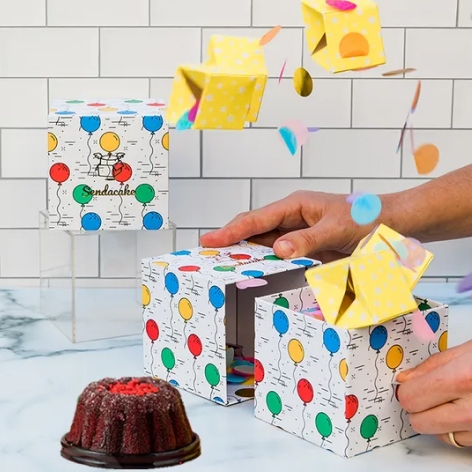 Confetti Pop Surprise Cake Box