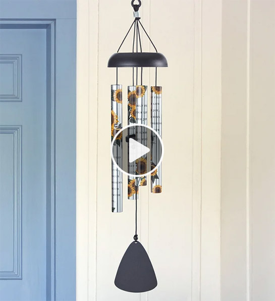 Family sunflower wind Chime