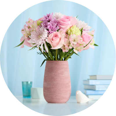 Violet Haze: Purple & Pink Flower Arrangements | 1800Flowers