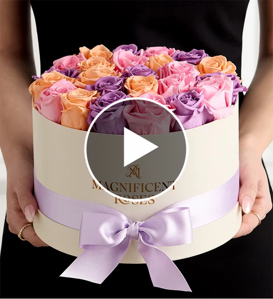Magnificent Roses® Preserved Sorbet Roses | 1800Flowers.com