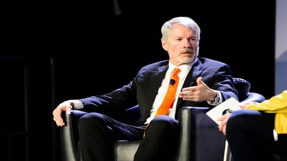 Photos of Michael Saylor: MJS Blockworks Conference 3