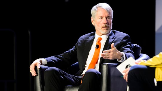 Photos of Michael Saylor: MJS Blockworks Conference 3