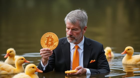 Portraits of Michael Saylor: Bitcoin