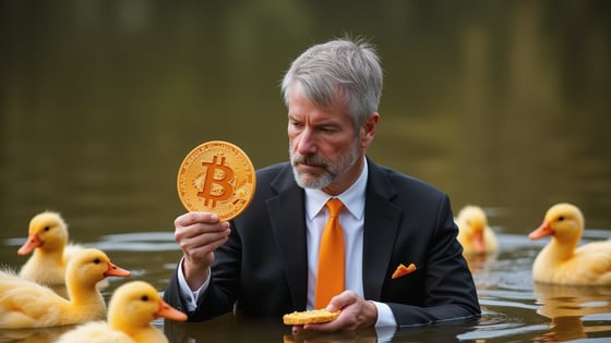 Portraits of Michael Saylor: Bitcoin