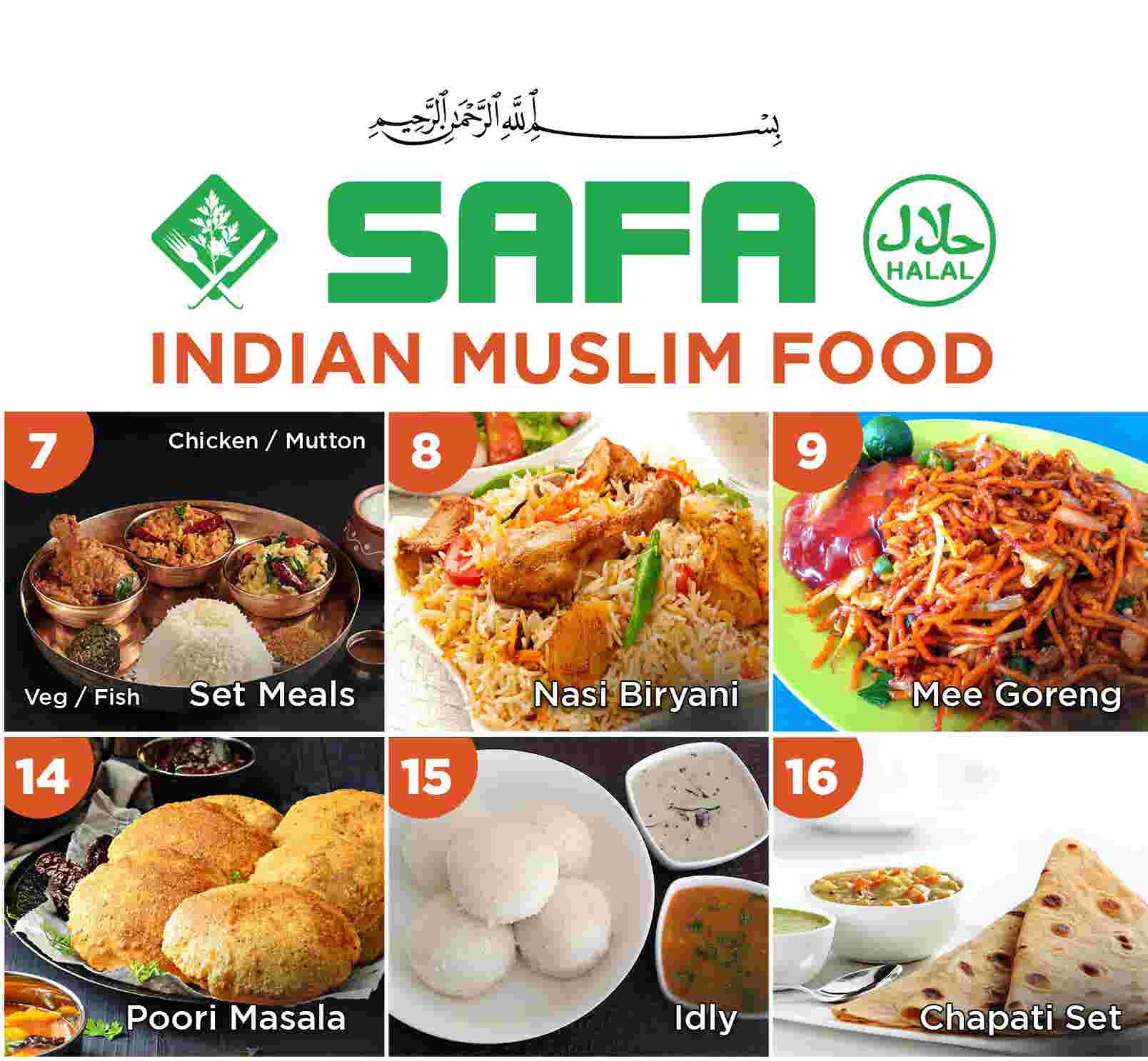 Asian food at SAFA INDIAN MUSLIM FOOD