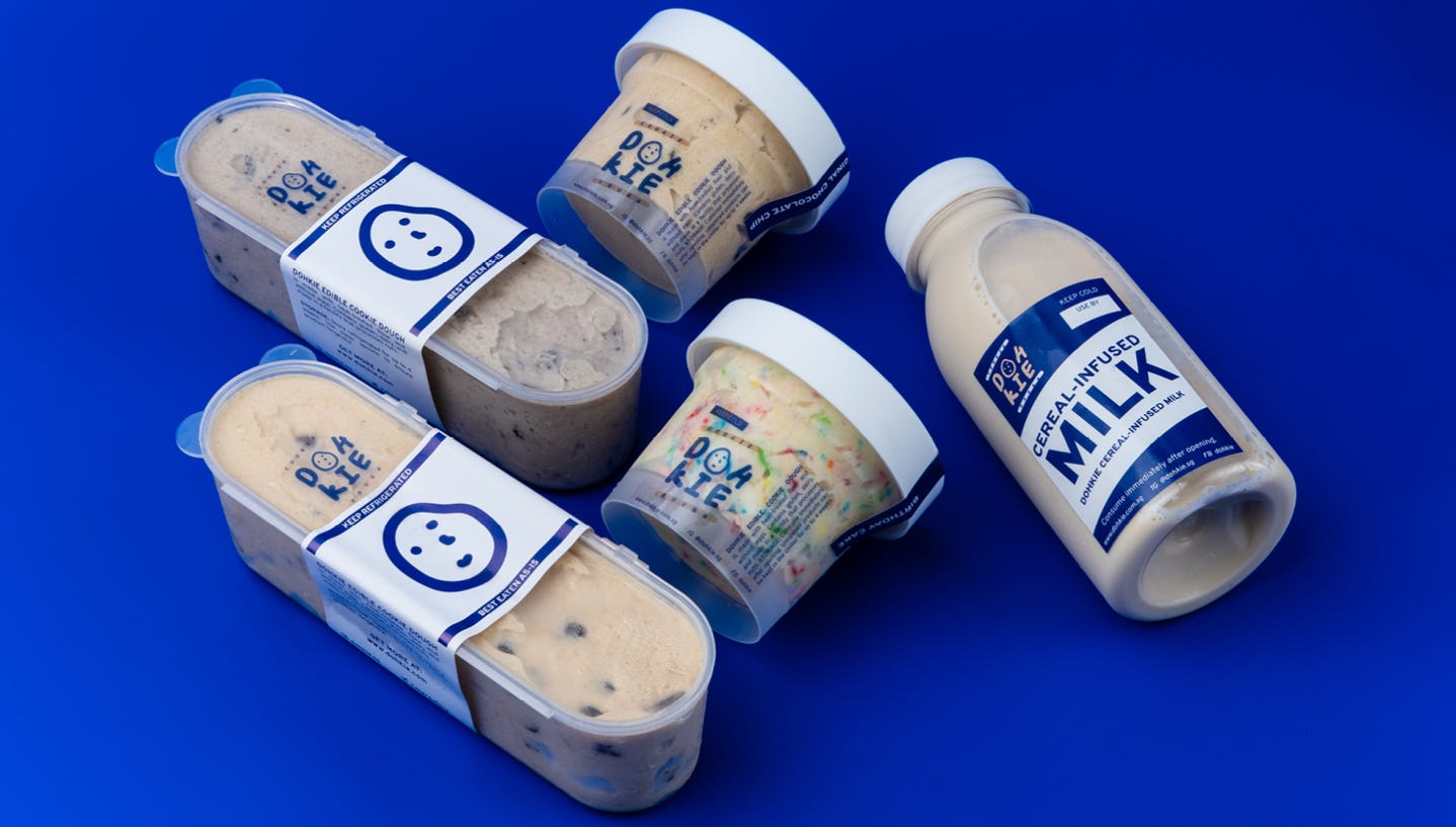 Western food at DOHKIE - Edible Cookie Dough