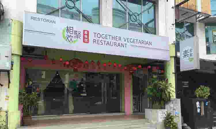 Vegetarian food at Together Vegetarian Restaaaurant