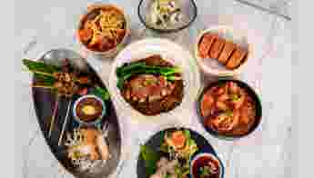 Asian food at Enjoy Eating House and Bar