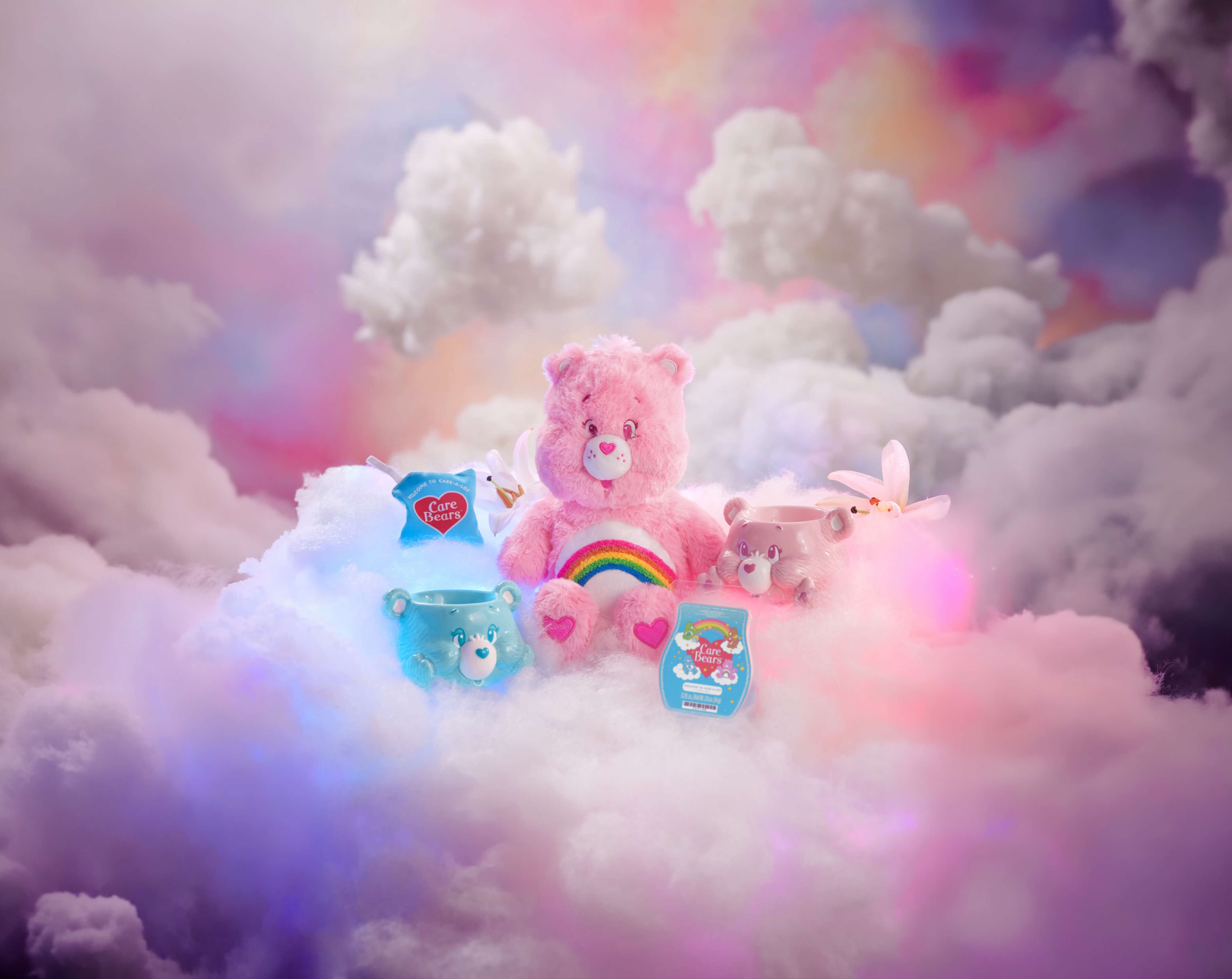 The Care Bears Collection is displayed on a cloud.