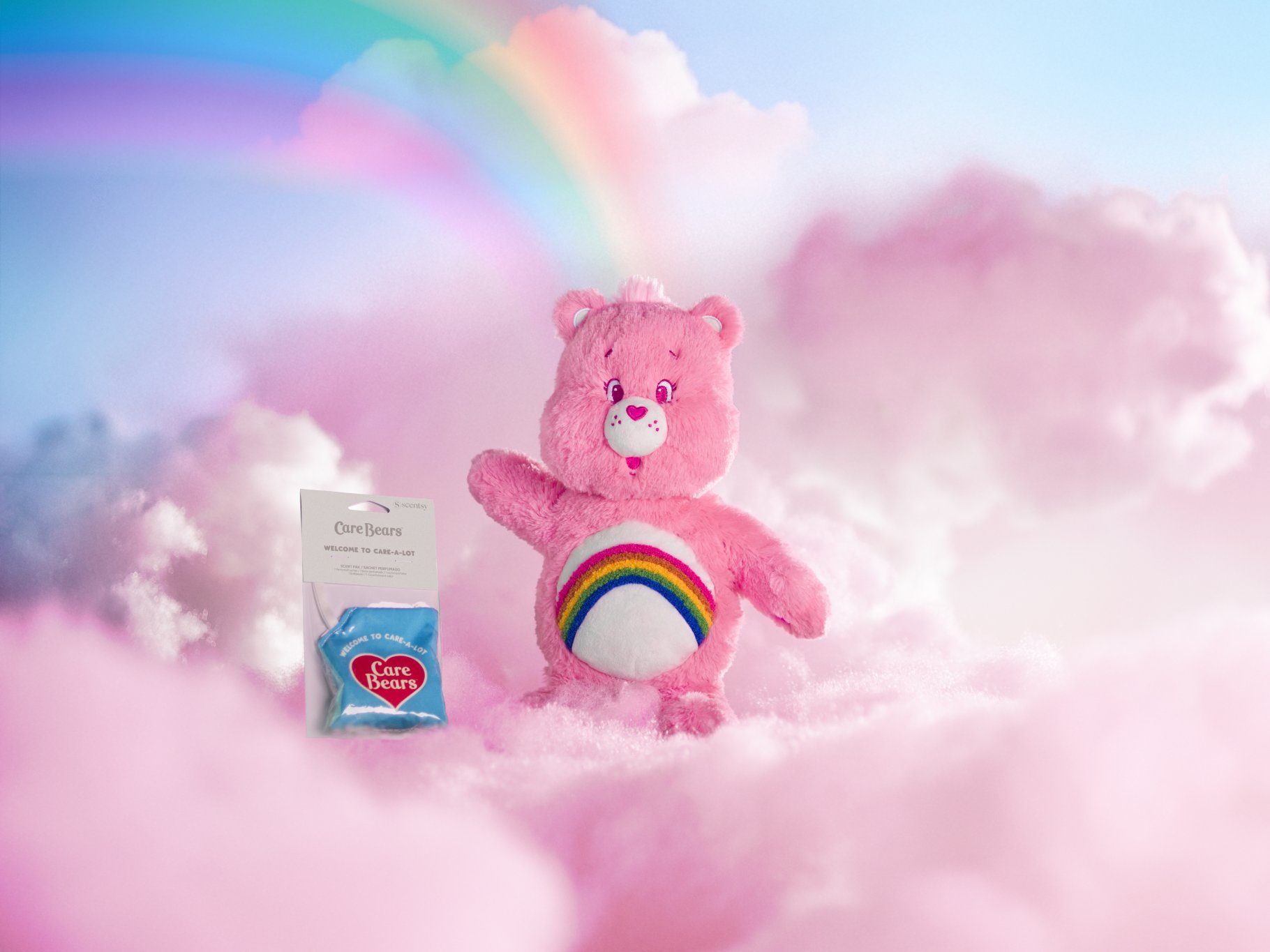 The Care Bears Collection is displayed on a cloud.