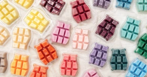 A colorful variety of Scentsy Wax Bars