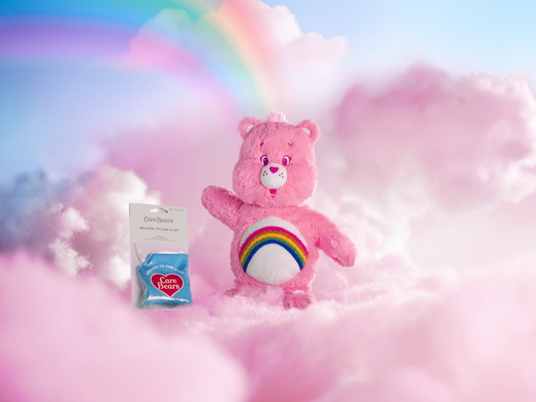The Care Bears Collection is displayed on a cloud.