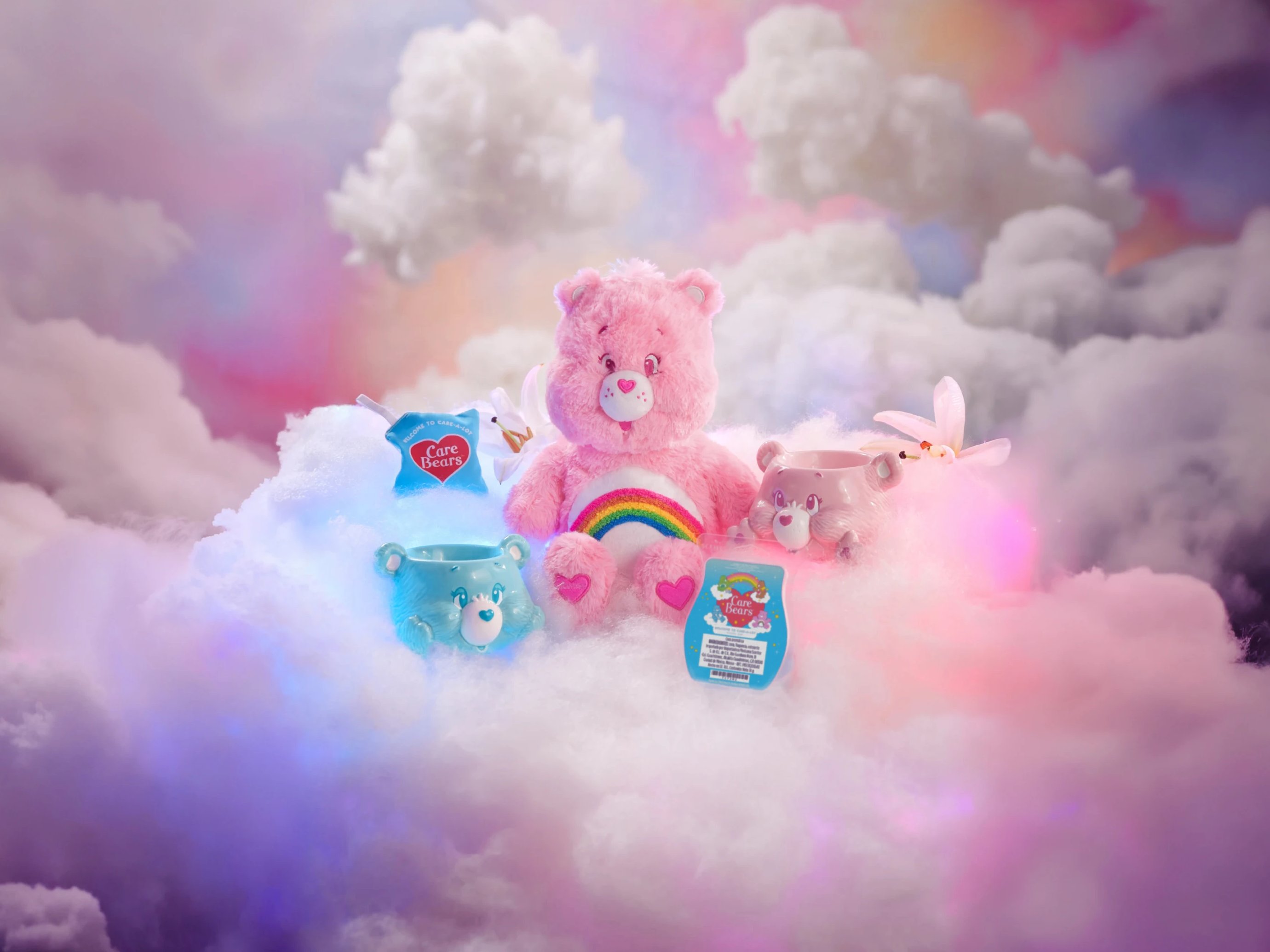 The Care Bears Collection is displayed on a cloud.