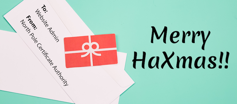 Forget The Presents: HaXmas Is All About The [Gift] Certificates