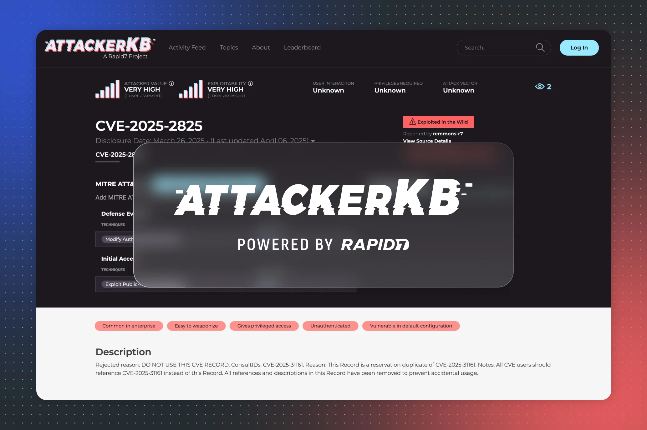 AttackerKB