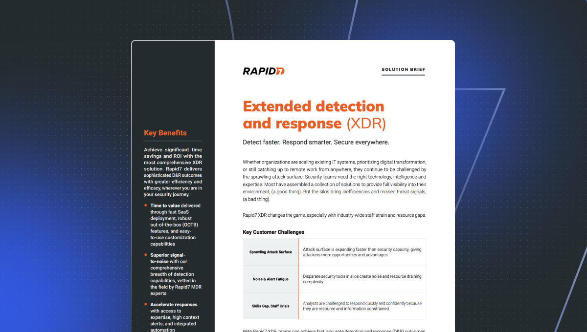 MXDR for the Extended Ecosystem