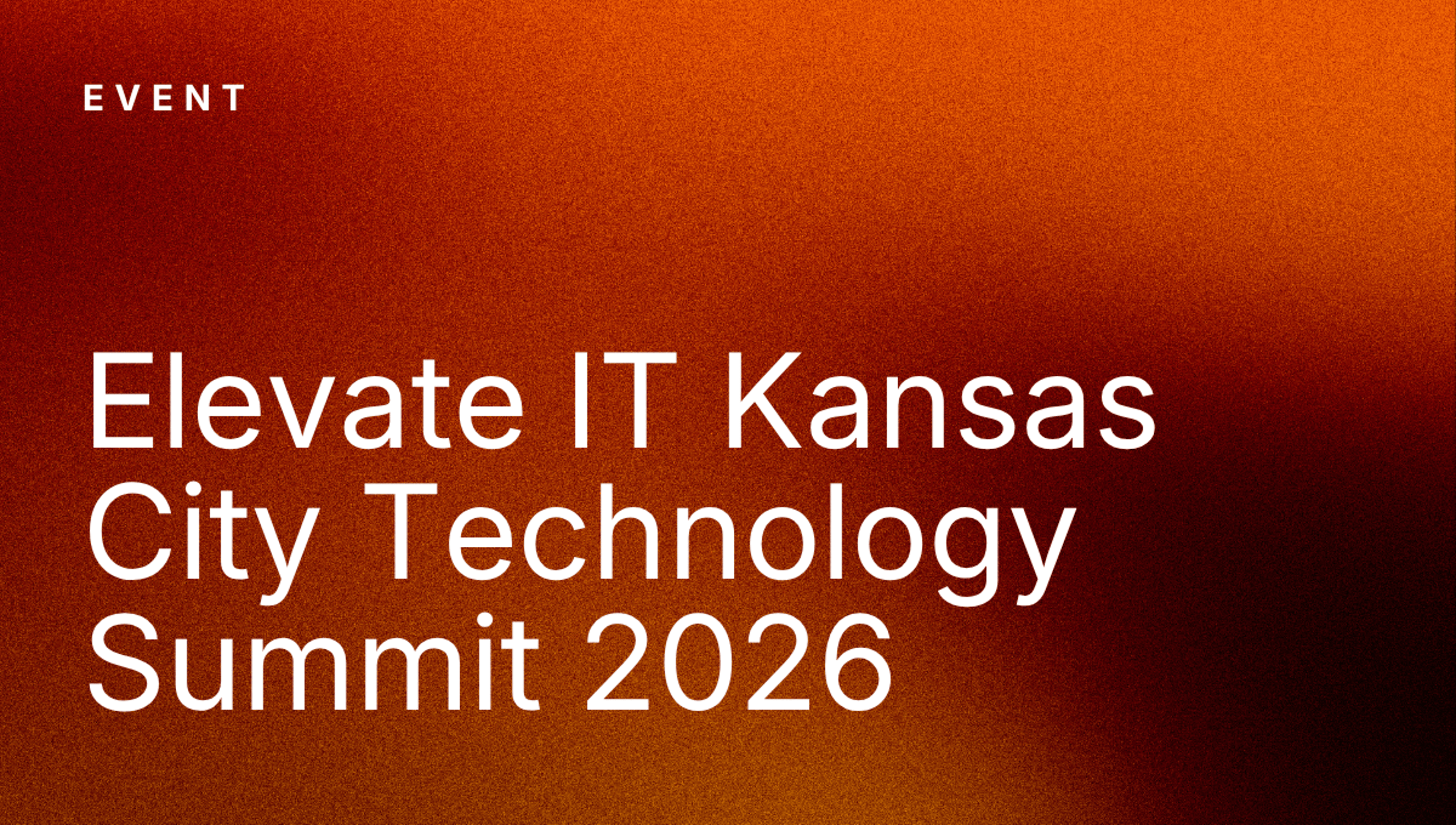Elevate IT Kansas City Technology Summit 2026