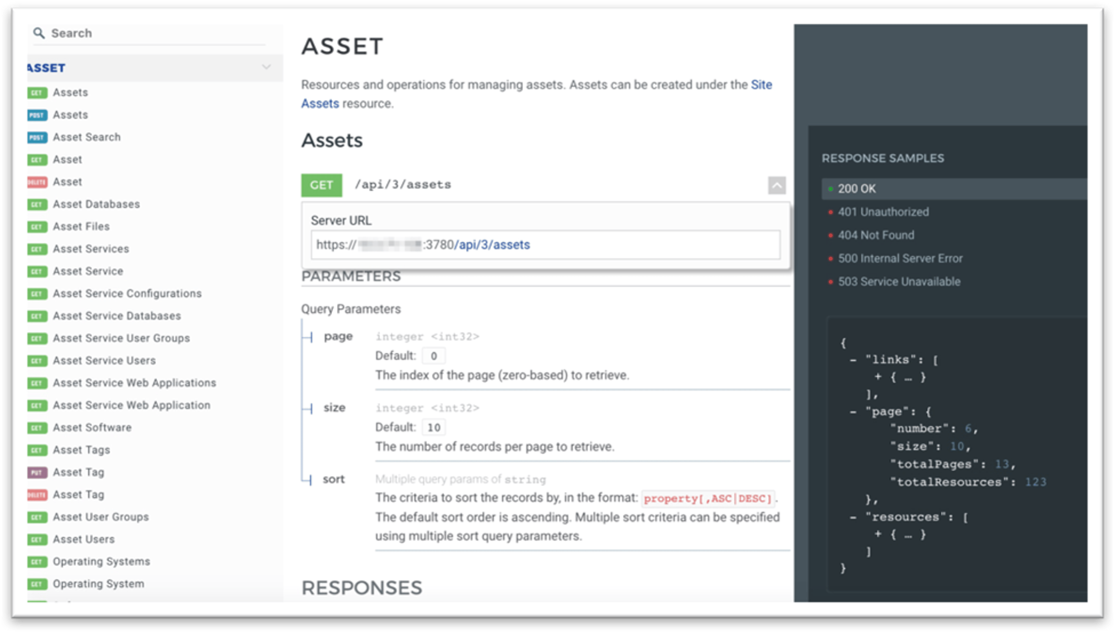 A RESTful API for InsightVM
