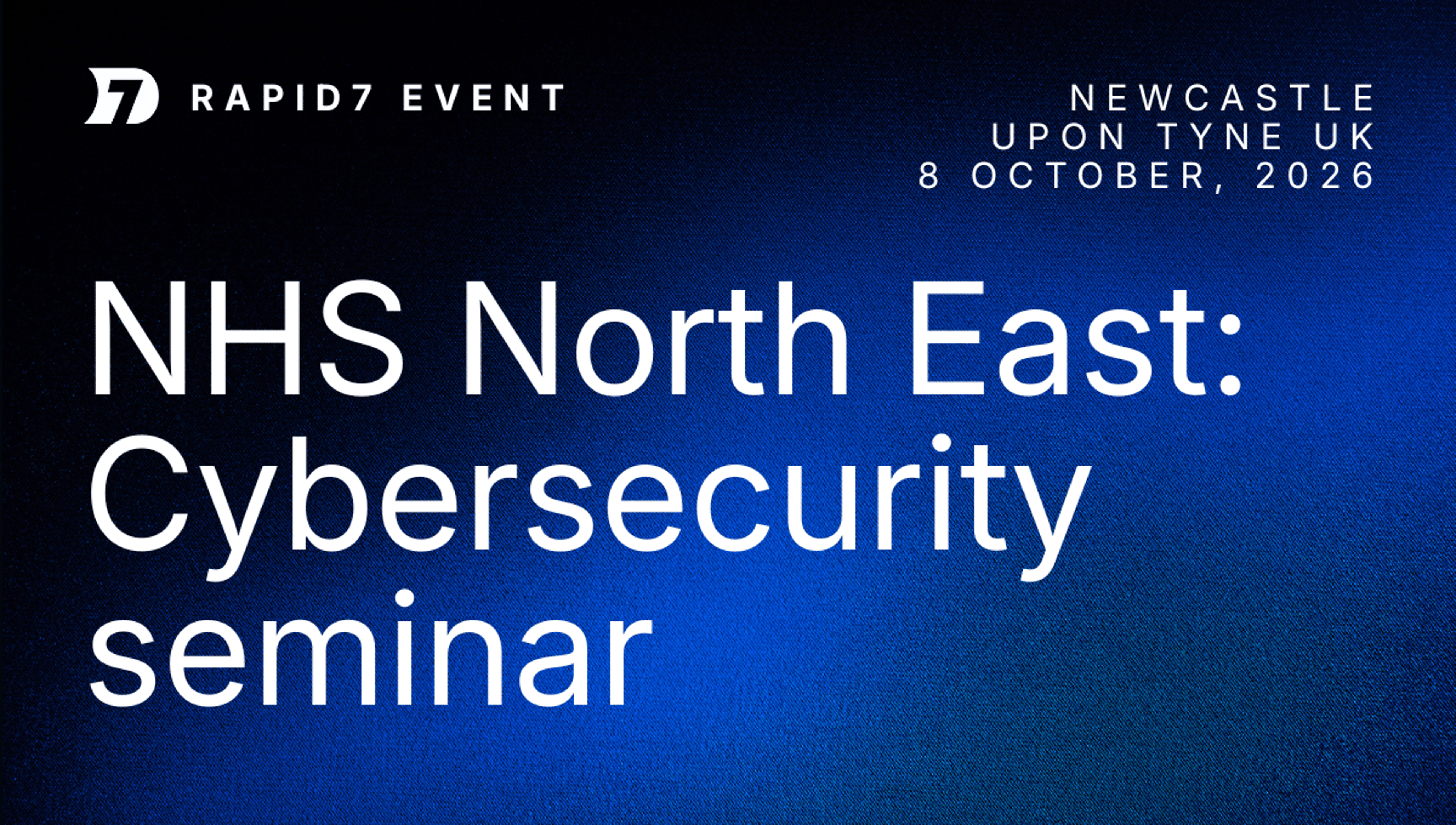 Cyber Security Seminar for NHS North East