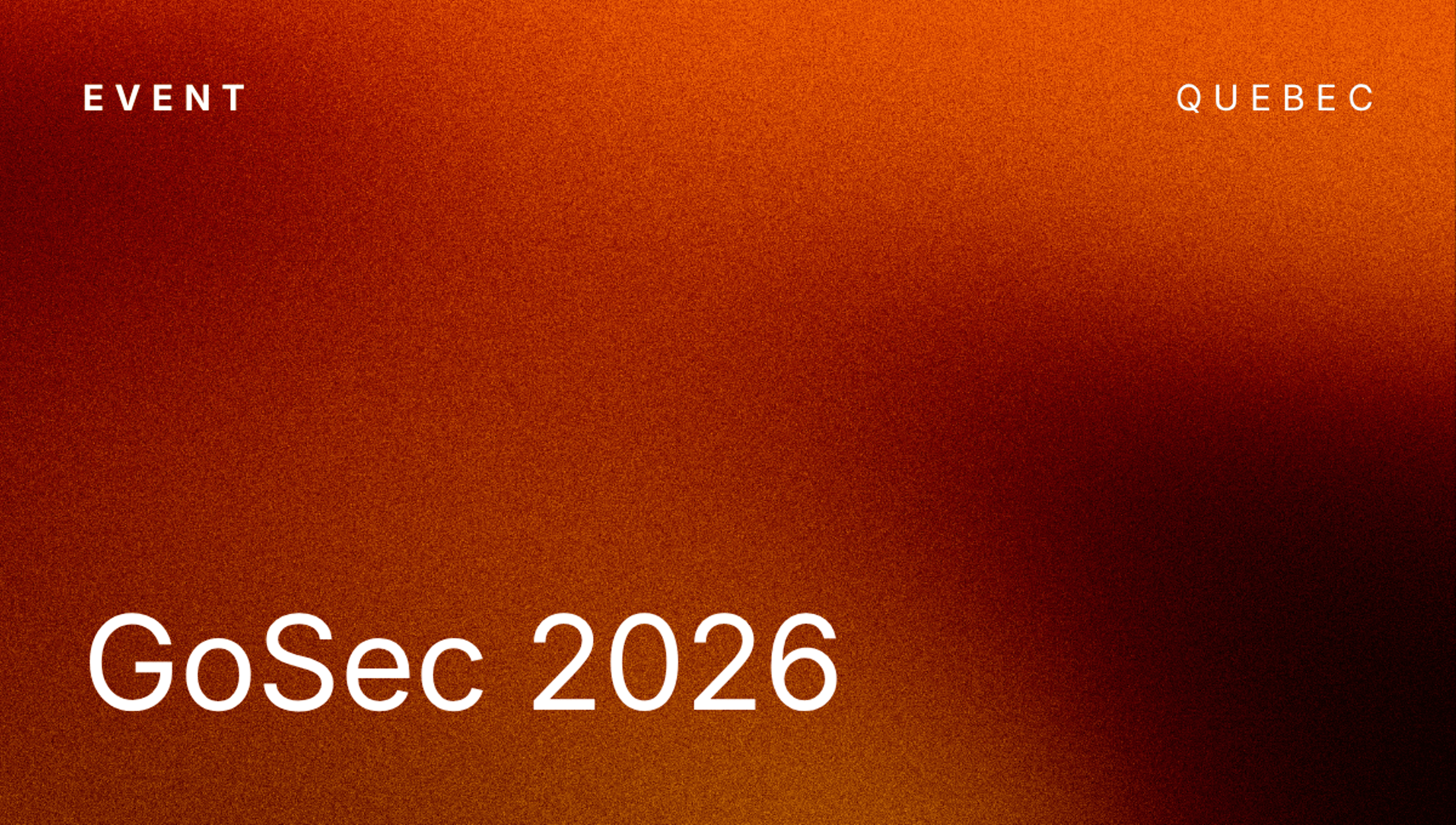 GoSec 2026