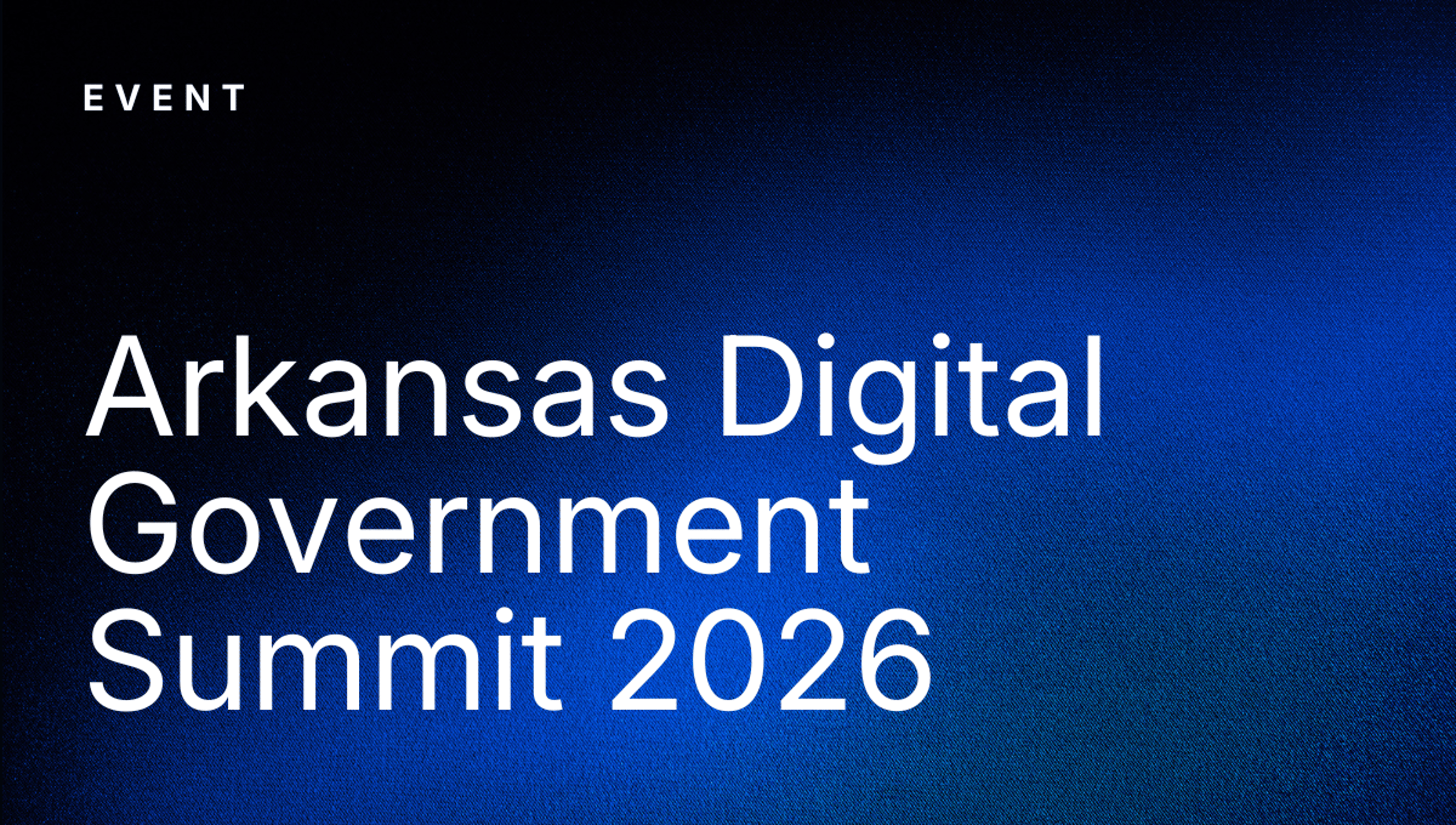 Arkansas Digital Government Summit 2026