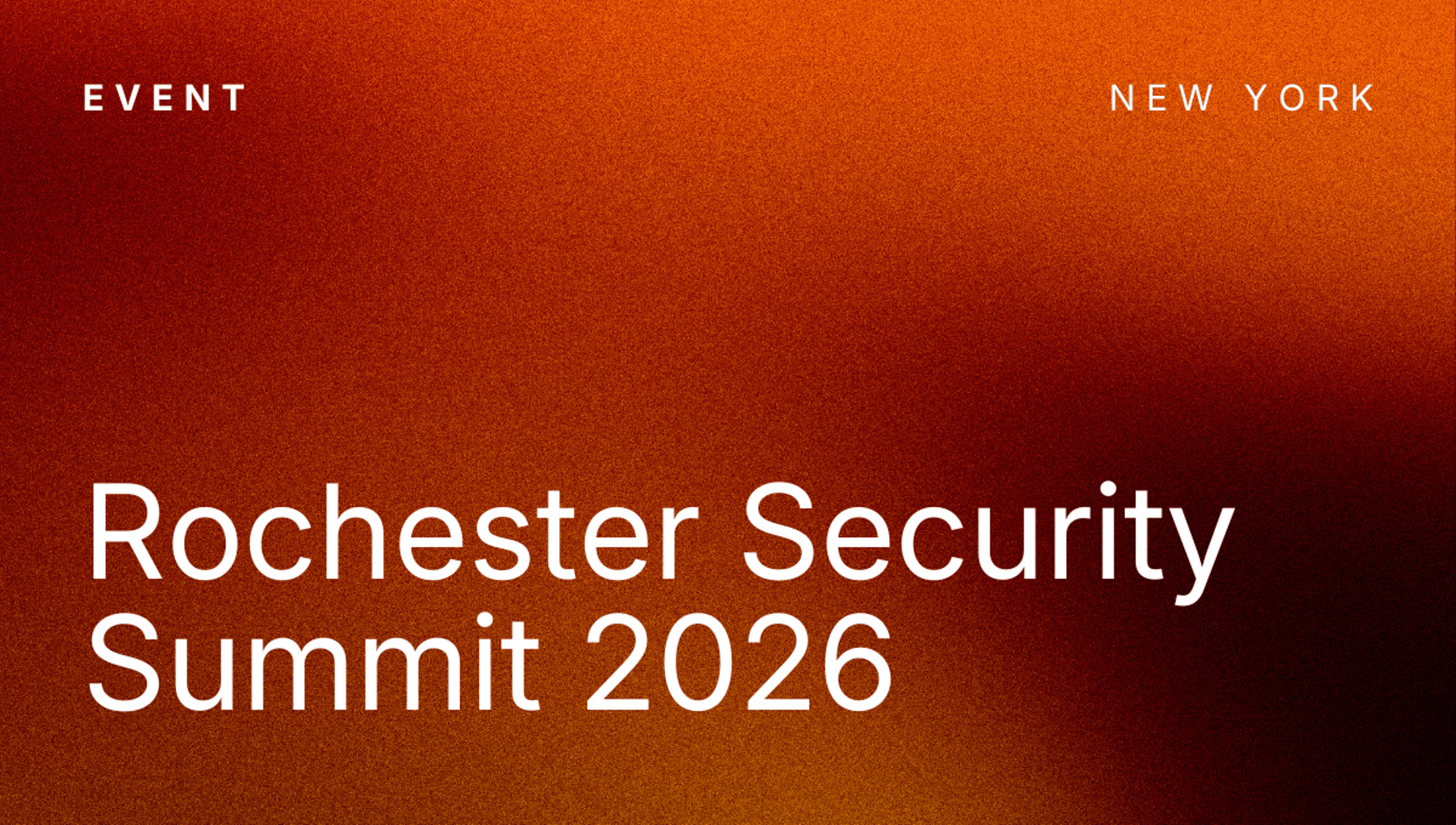 Rochester Security Summit 2026