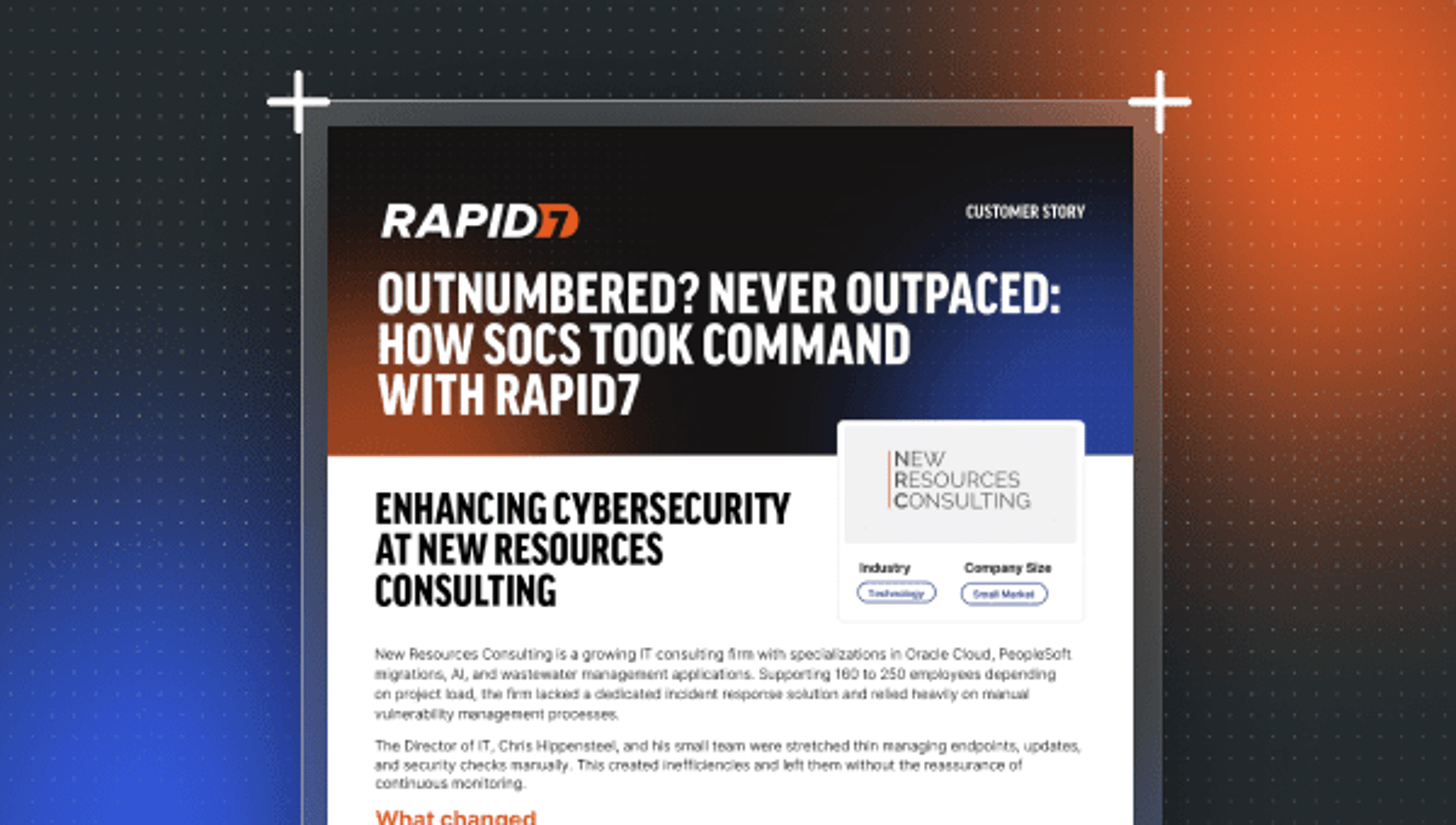 Enhancing cybersecurity at New Resources Consulting