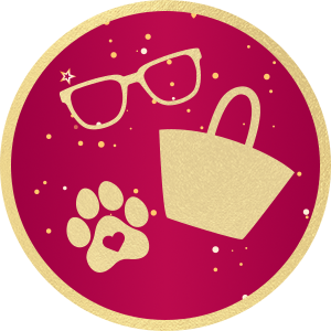 Silhouette image of American Girl doll accessories