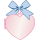 Pink locket icon