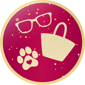 Silhouette image of American Girl doll accessories