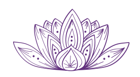 Illustration of purple lotus