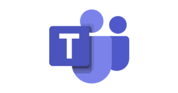 The Microsoft Teams logo highlighting its compatibility with 8x8 products