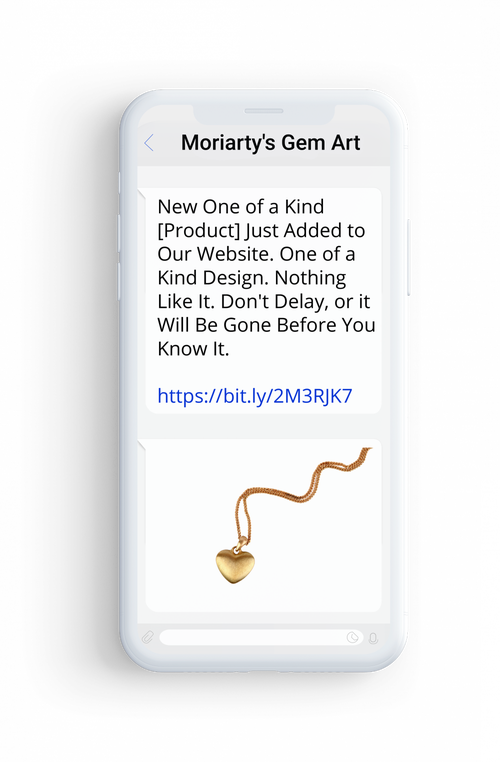 SMS screenshot - Moriarty's Gem Art