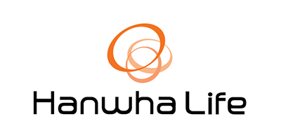 The logo of Hanwha Life: a customer of 8x8 Connect