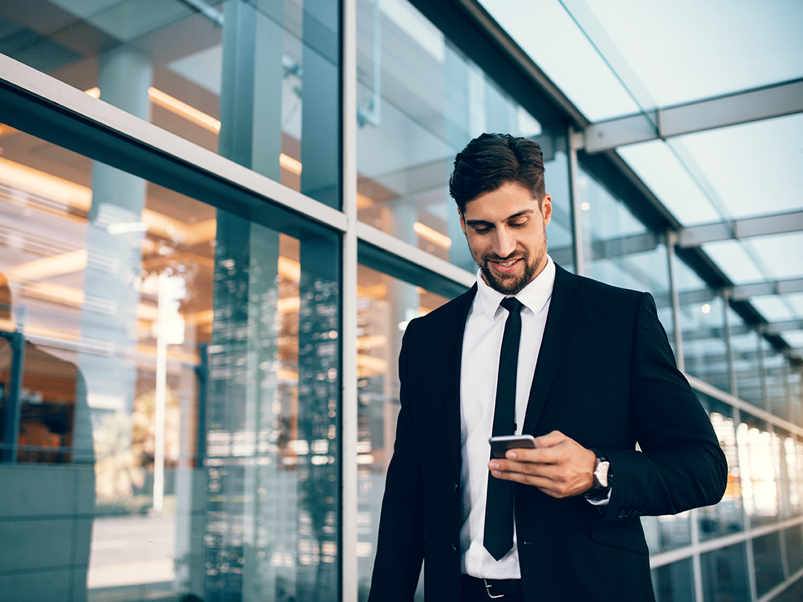 insurance adjuster on mobile device