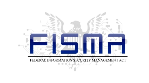 FISMA compliance logo indicating 8x8’s adherence to federal information security standards