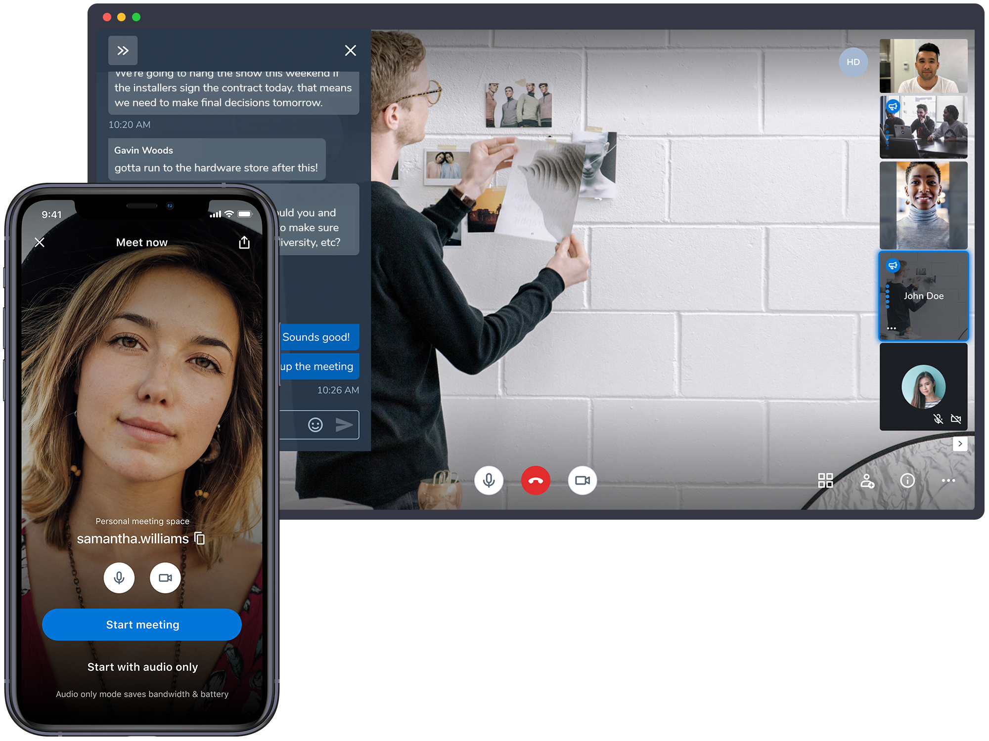 8x8 offers an integrated audio and video conferencing solution that allows businesses to collaborate anywhere, on any device.