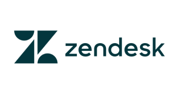 The Zendesk logo illustrating its role in enhancing CX with 8x8 platform integration